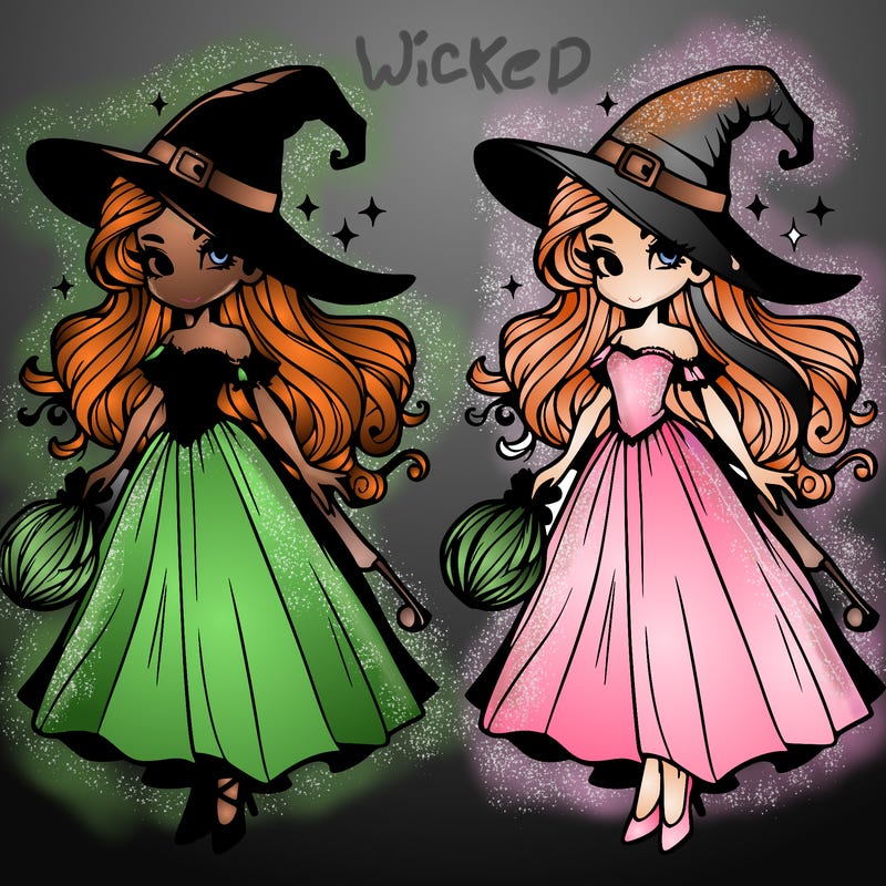 beautiful wicked witch. from wicked