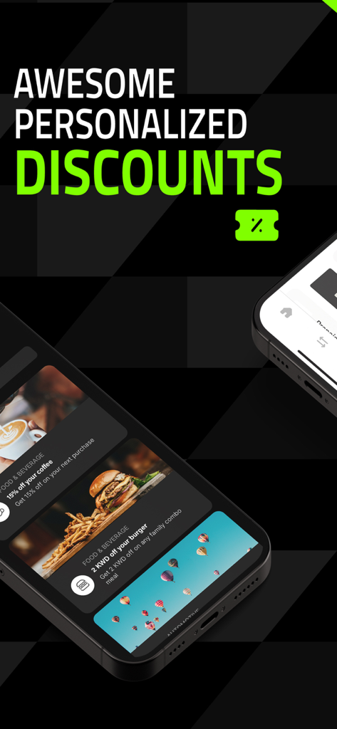 Tam - Digital Banking - Aplicativo móvel Tam Digital Banking exibindo descontos personalizados de estilo de vida e recompensas.