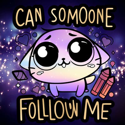 can someone please follow me?