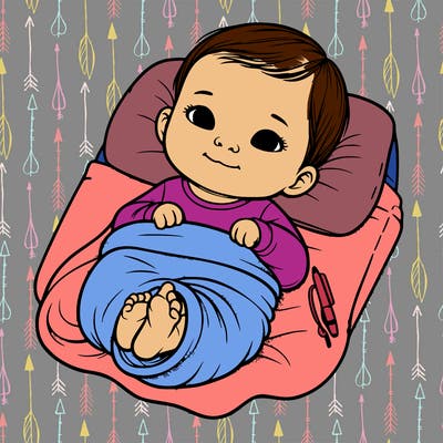 realistic newborn baby girl