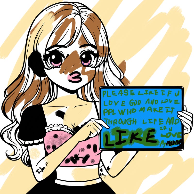 realistic pretty girl holding blank sign