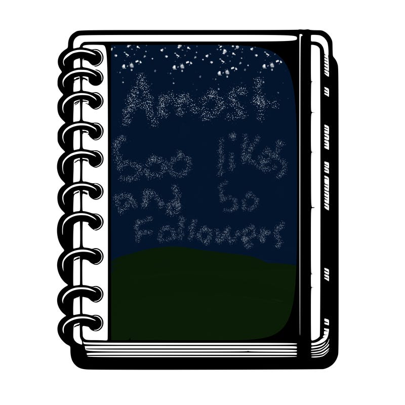 blank, realistic notebook