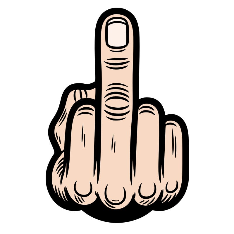 middle finger