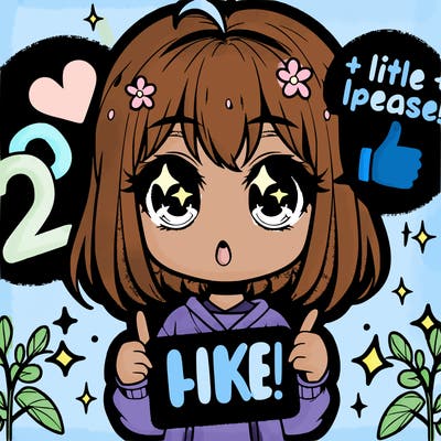 cute girl saying 20 likes please