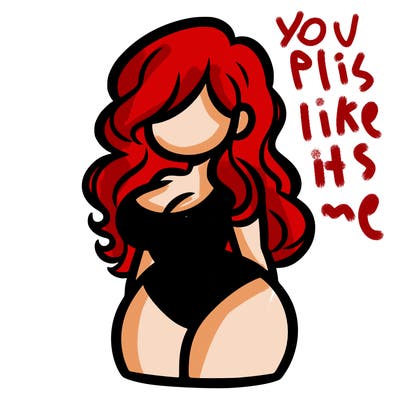 curvy woman with hair