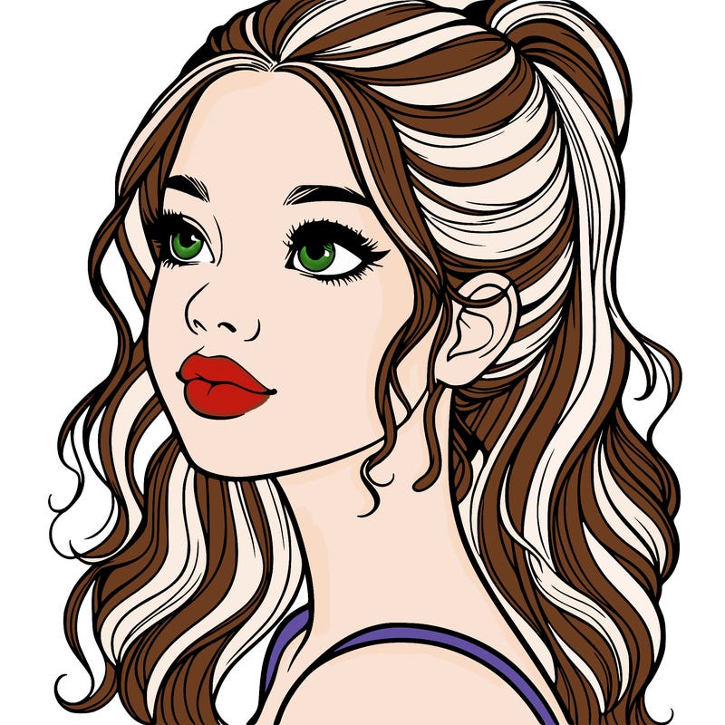 beautiful realistic girl