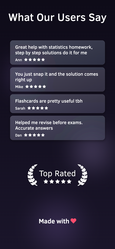 Statistics Problem Solver AI - User testimonials and top rating for Statistics Problem Solver AI app