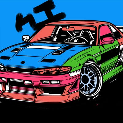 nissan silvia s14 widebody