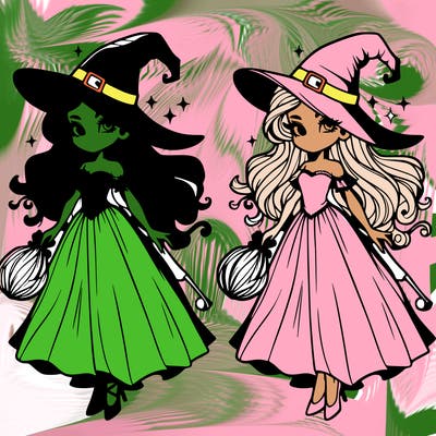 beautiful wicked witch. from wicked