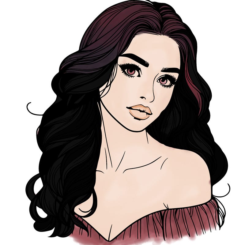 beautiful realistic girl