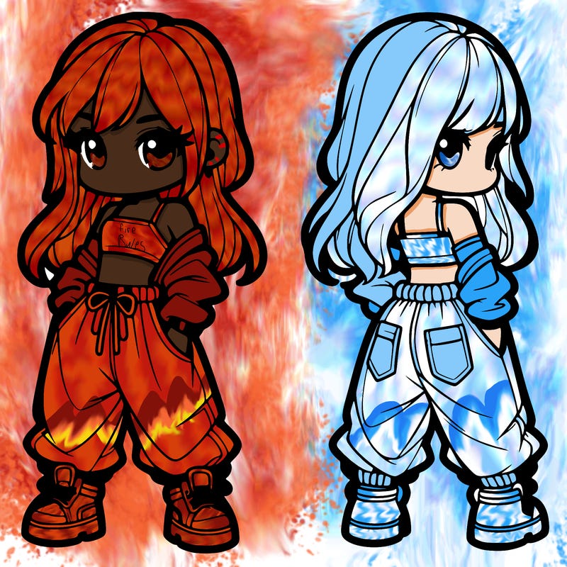 girl in crop top and baggy pants