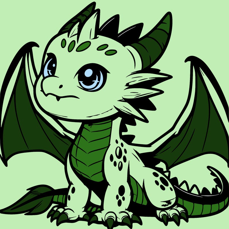 fierce baby night dragon