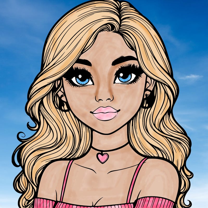 realistic pretty girl