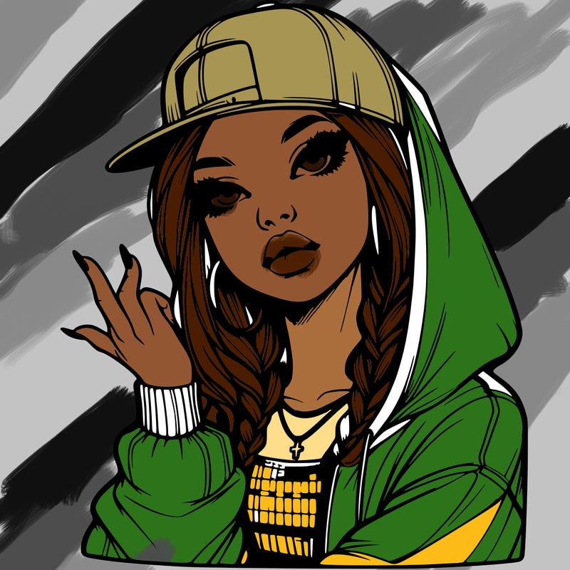 realistic hip hop girl