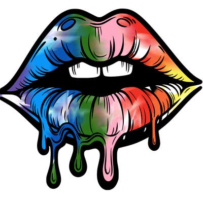 lips that look realistic and drip