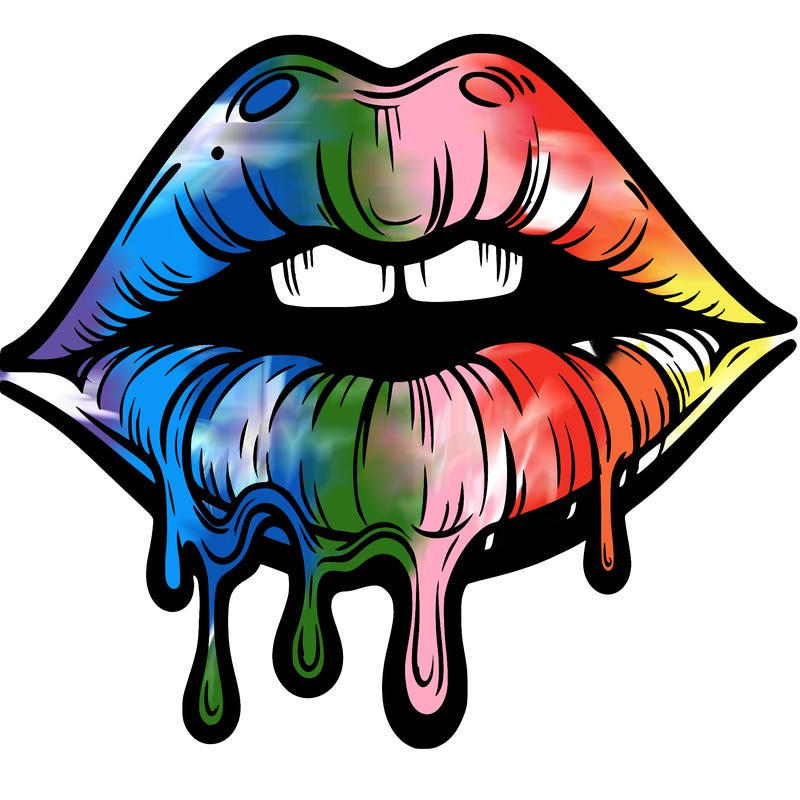 lips that look realistic and drip