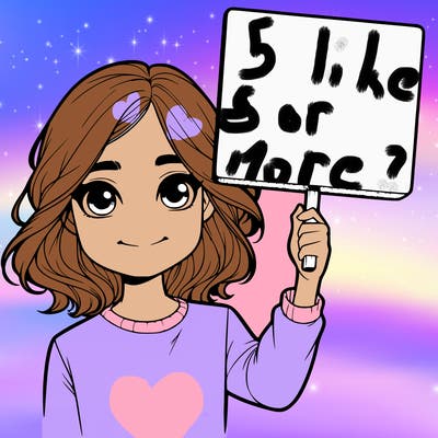 realistic girl holding up a sign