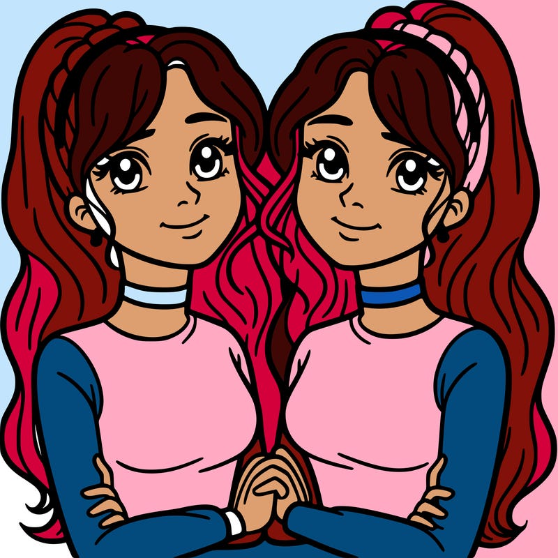teen twin sisters