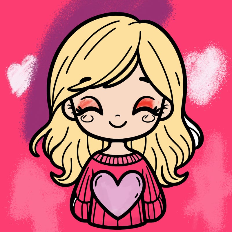 girl with heart