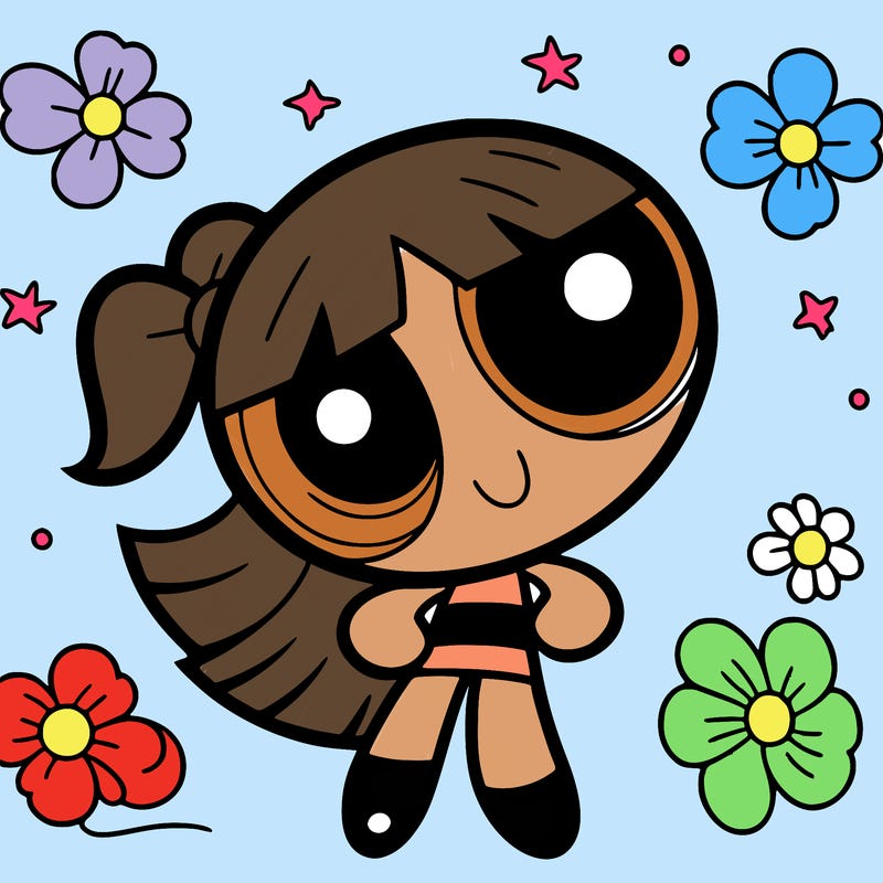 a powerpuff girl
