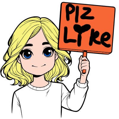 realistic girl holding up a sign