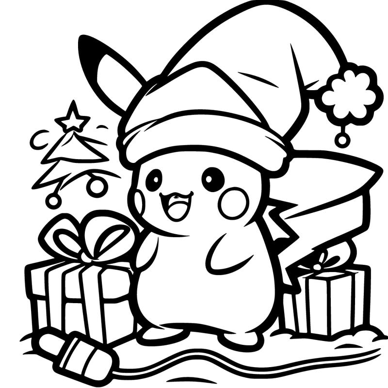 pikachu xmas