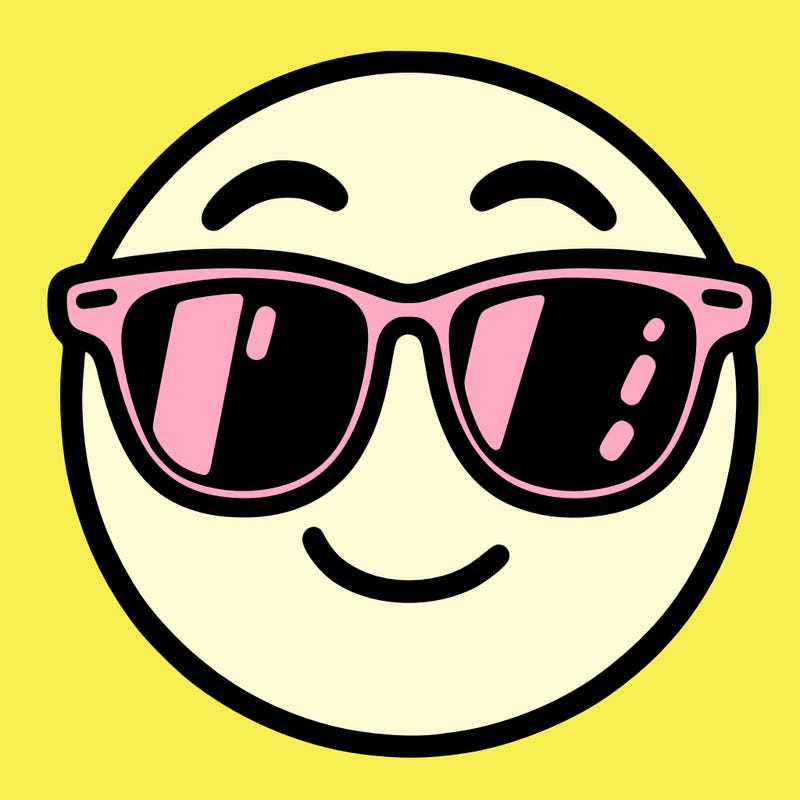 emoji with sunglasses