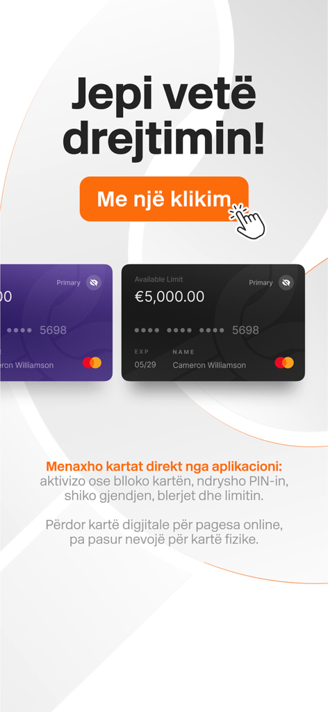 Pantalla de la aplicación Union Bank Live mostrando la gestión de tarjetas y las funciones de pago digital.