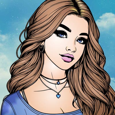 detailed realistic girl