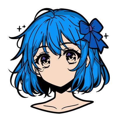 anime girl face