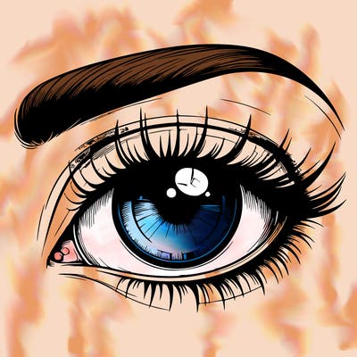 realistic eye