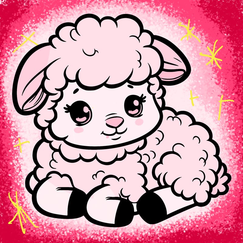 a baby sheep