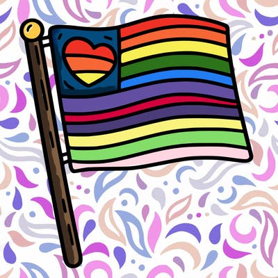 pride flag for pride month