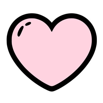 a blank heart