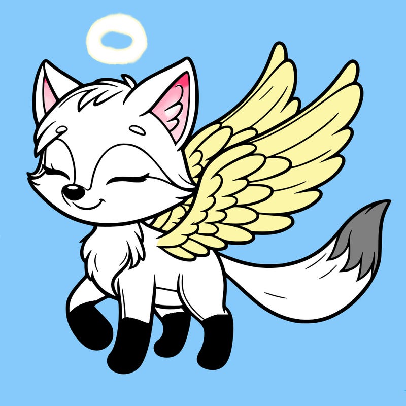 fox with wings