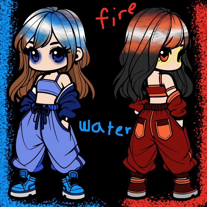 girl in crop top and baggy pants