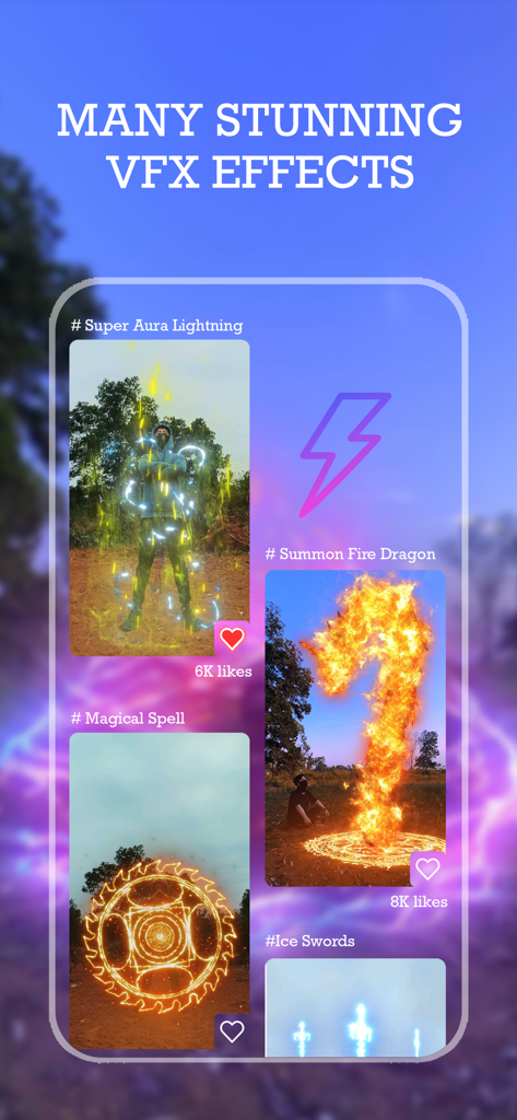 VFX Editor Video After Effects - スーパーオーラ稲妻や召喚炎龍を含む、見事なVFXビデオエフェクトのショーケース