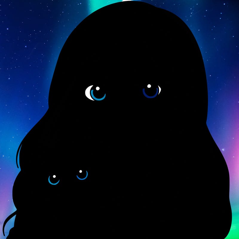 young woman with cat