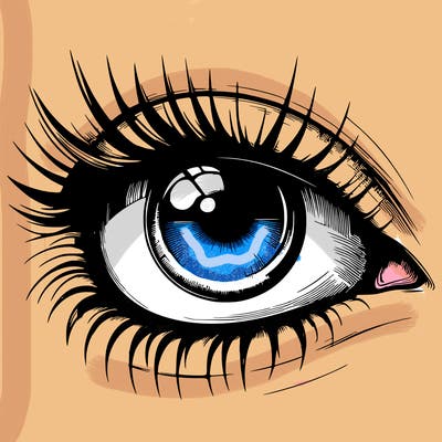 realistic eye