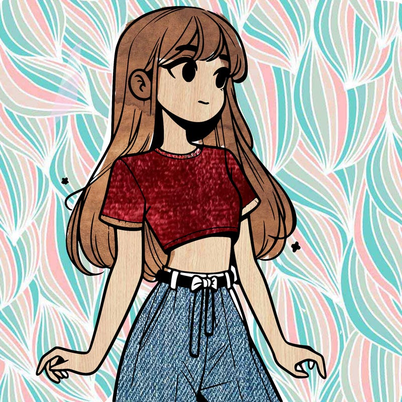 girl in a cute crop top