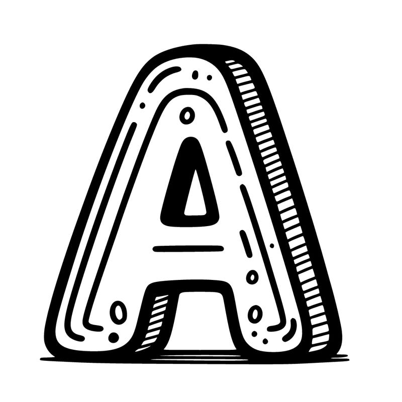 letter “a”