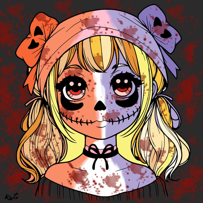 realistic girl halloween