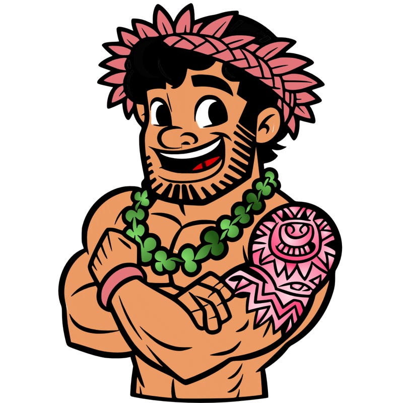 hawaiian man
