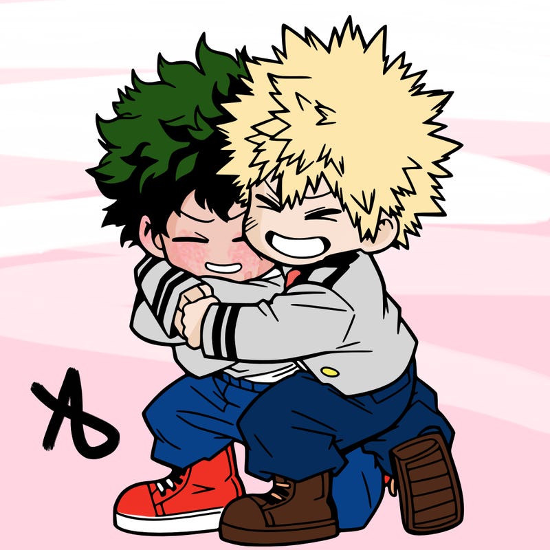 bakudeku hug