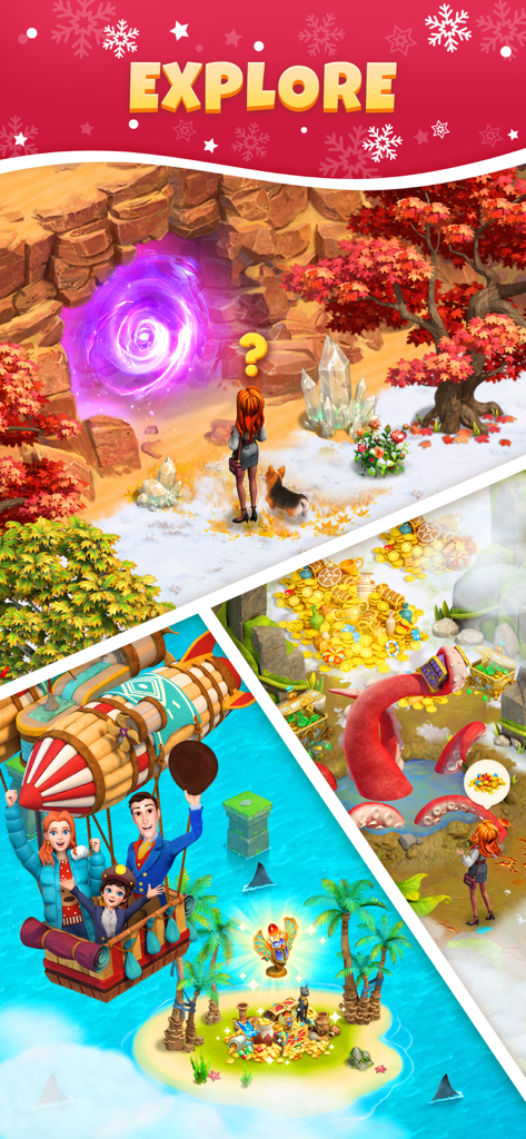 Sarah's Adventure: Time Travel - Sarah explora portales, dirigibles e islas del tesoro en diferentes épocas