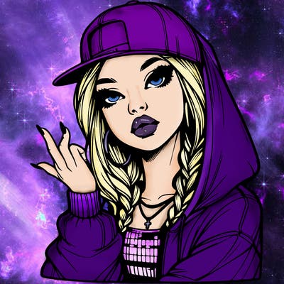 realistic hip hop girl