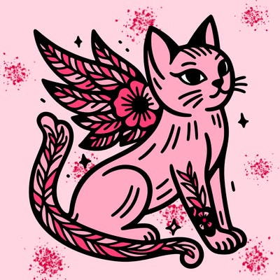 cat tattoo