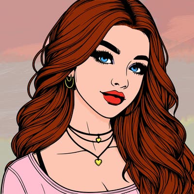 detailed realistic girl