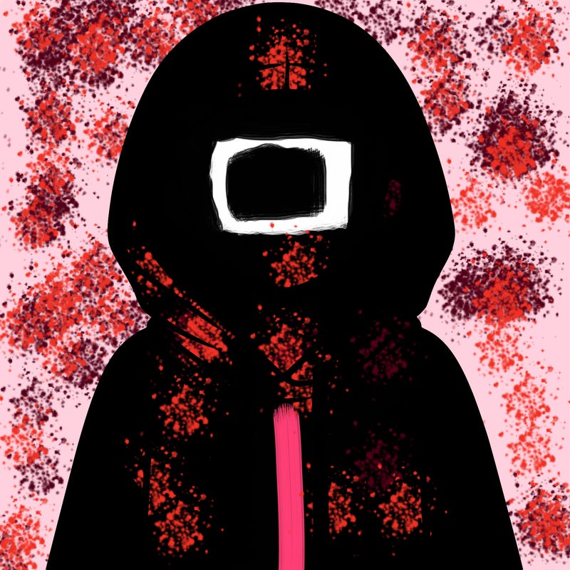 faceless girl in hoodie