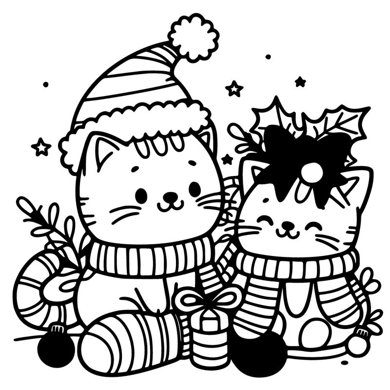 christmas cat animated